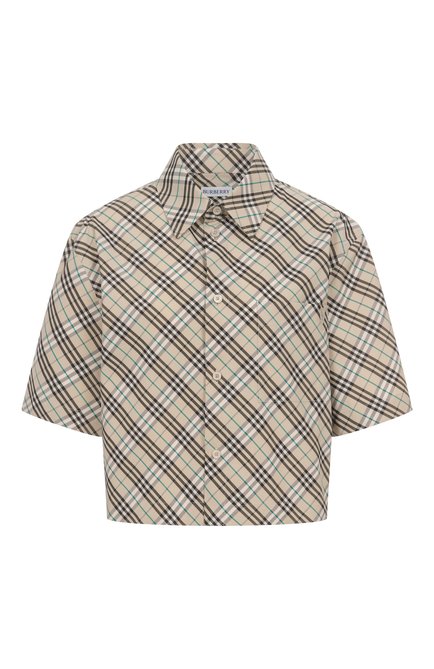 Женская хлопковая рубашка BURBERRY, арт. 8101121