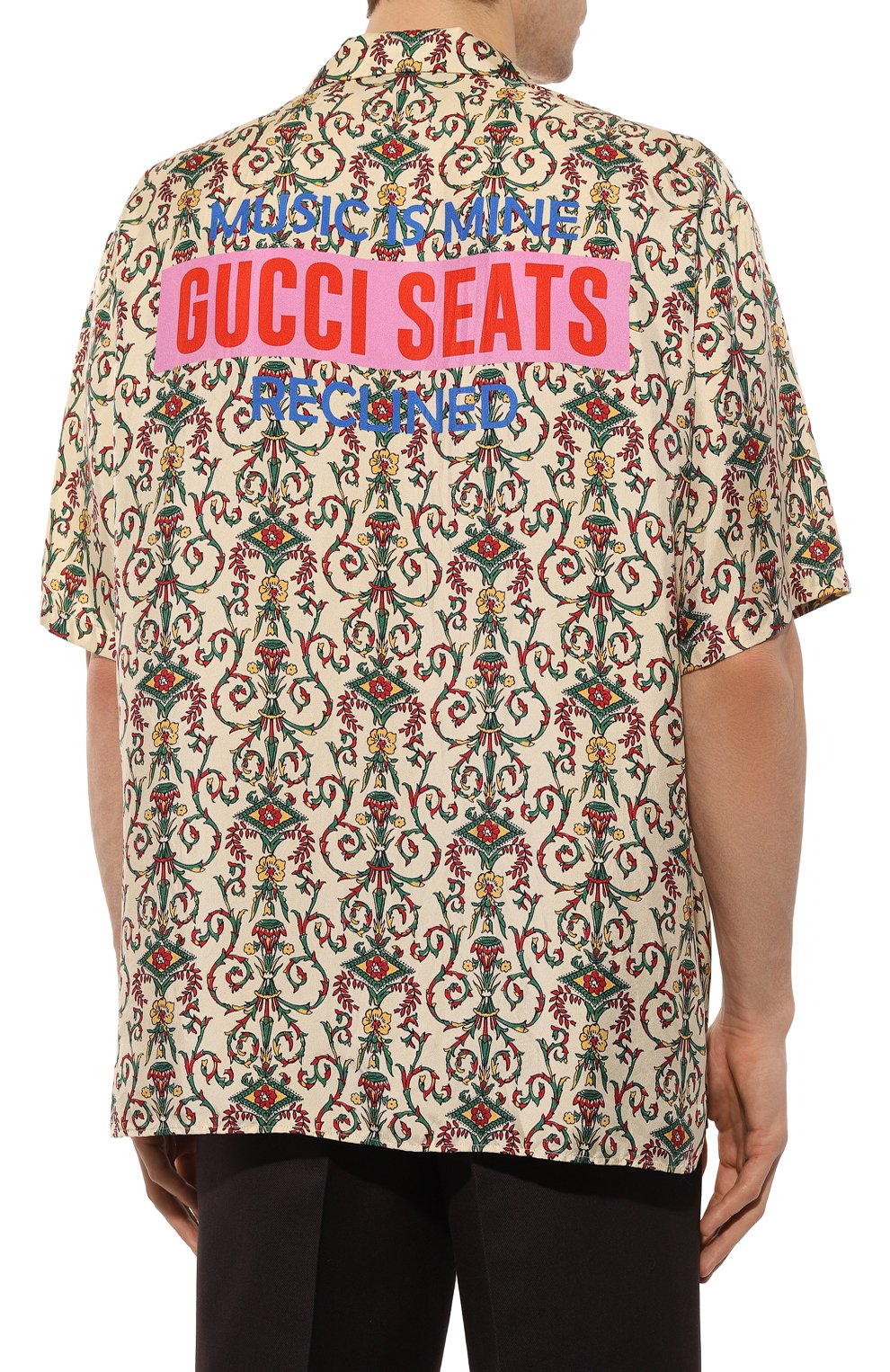 Шелковая рубашка GUCCI, арт. 676347 ZAH5R, фото 4
