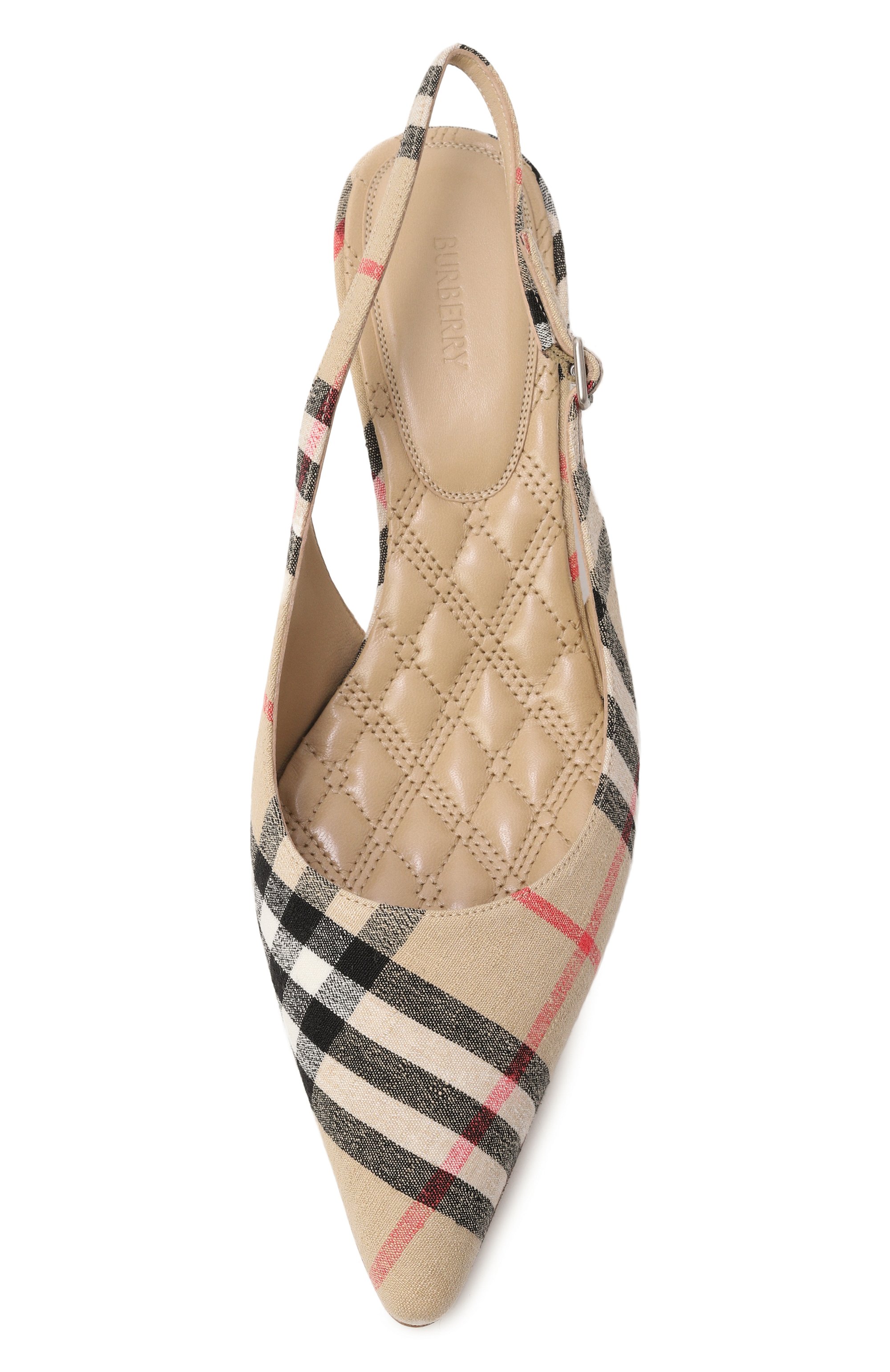 Текстильные туфли check dame BURBERRY, арт. 8112561, фото 6