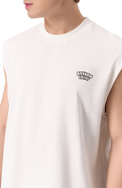 Хлопковая майка BARROW, арт. S5BWMATH160, фото 5