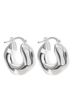 Женские серьги JIL SANDER серебряного цвета, арт. J11VG0056 J12003/SILVER | Фото 3 (Региональные ограничения белый список (Axapta Mercury): Не проставлено; Нос: Не проставлено; Материал: Металл)