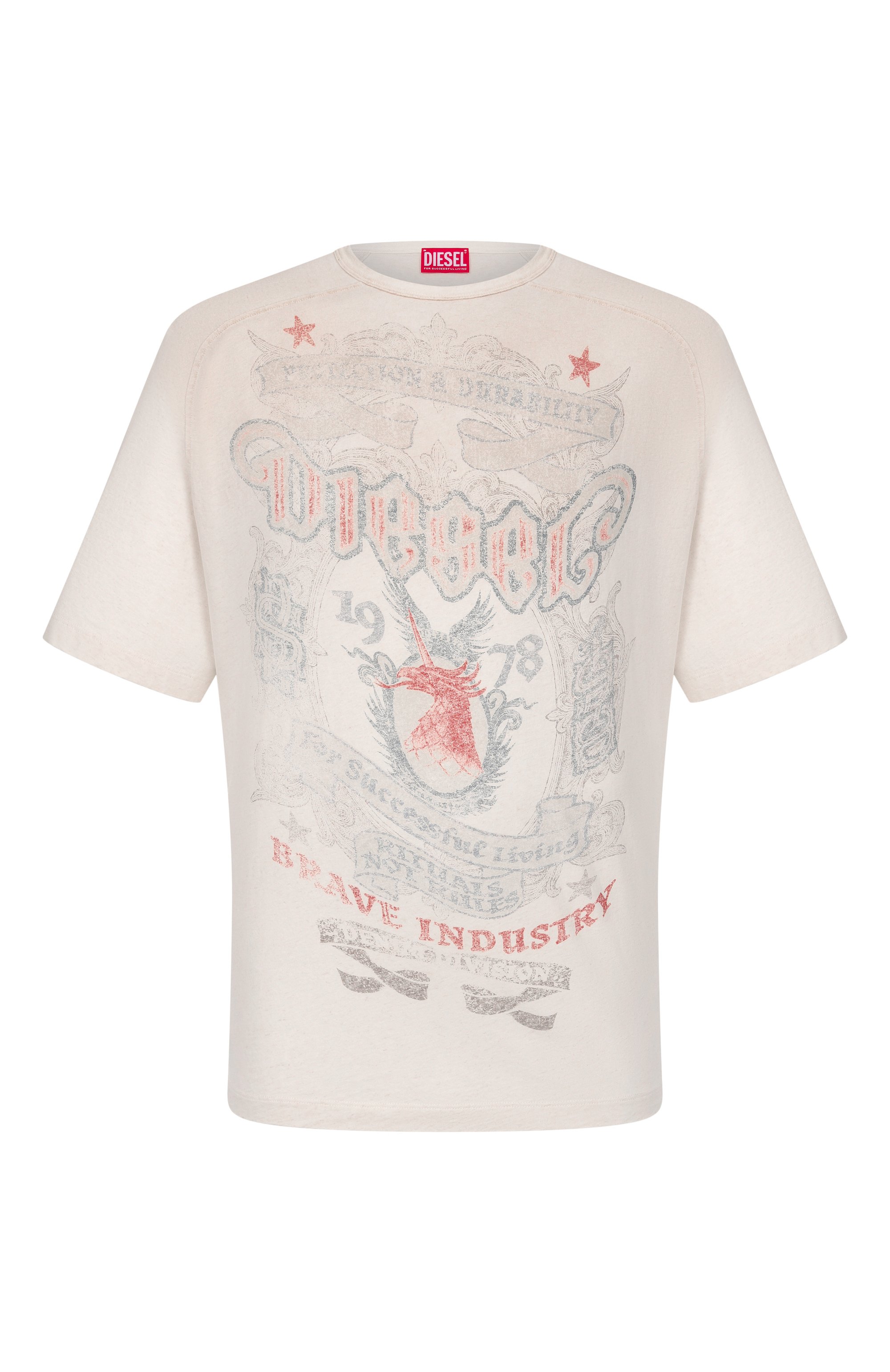 Хлопковая футболка DIESEL, арт. A23545/0LJCM, фото 1