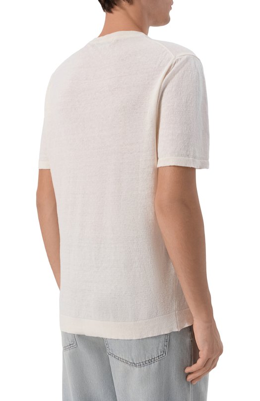 Джемпер изо льна и хлопка InLinum S0FIA/SINAI Белый  S0FIA/SINAI Фото 4