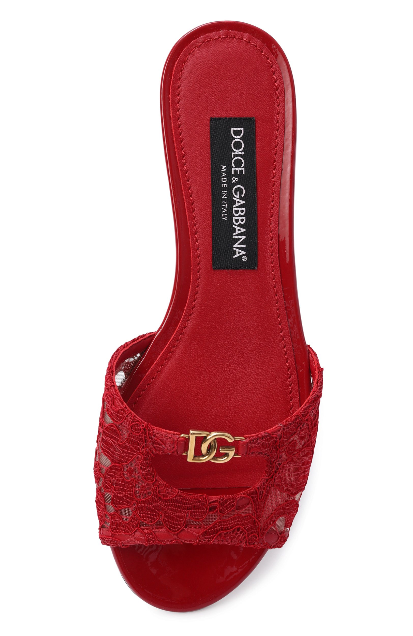 Комбинированные шлепанцы bianca DOLCE & GABBANA, арт. CQ0684/A0610, фото 6