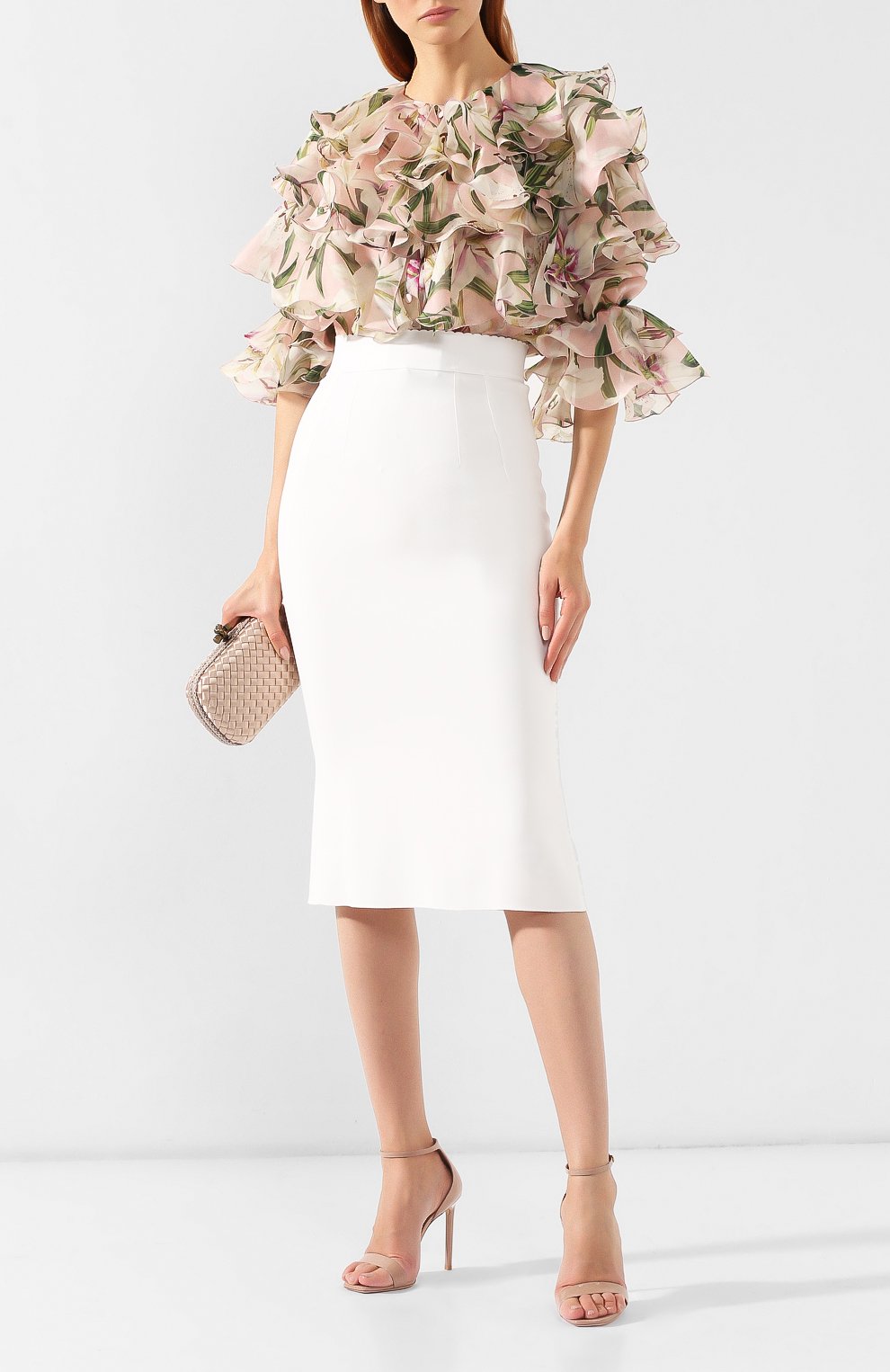 Шелковая блузка DOLCE & GABBANA, арт. F5K32T/HS148, фото 2