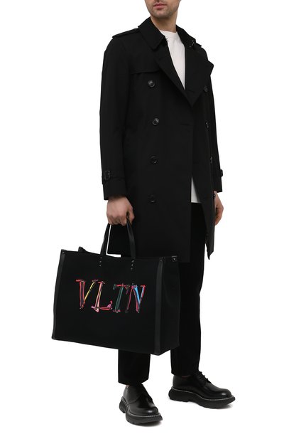 Текстильная сумка-шопер vltn graph VALENTINO, арт. VY2B0A34/GWU, фото 2