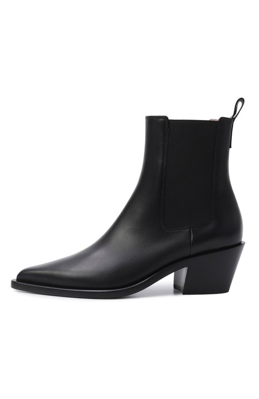 Кожаные ботильоны Wylie 45 Gianvito Rossi G72901.45CU0.VGINER0 Чёрный  G72901.45CU0.VGINER0 Фото 4
