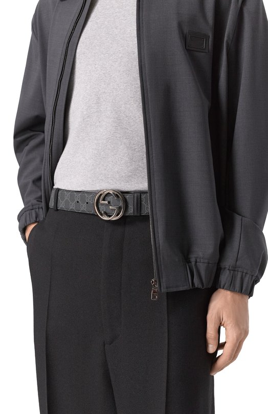 Двусторонний ремень Gucci 849862/FAFGJ Серый  849862/FAFGJ Фото 2