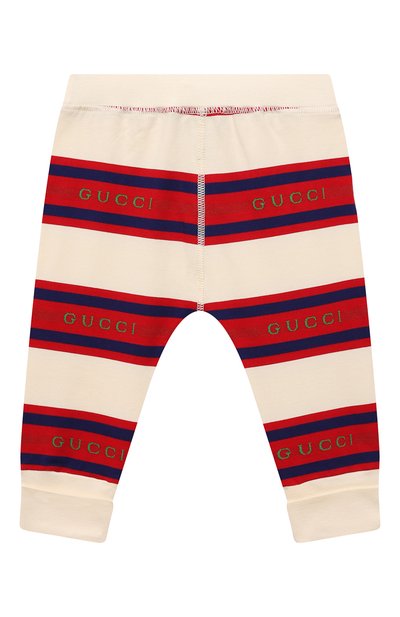 Хлопковые брюки GUCCI, арт. 653677/XJDJ3, фото 2