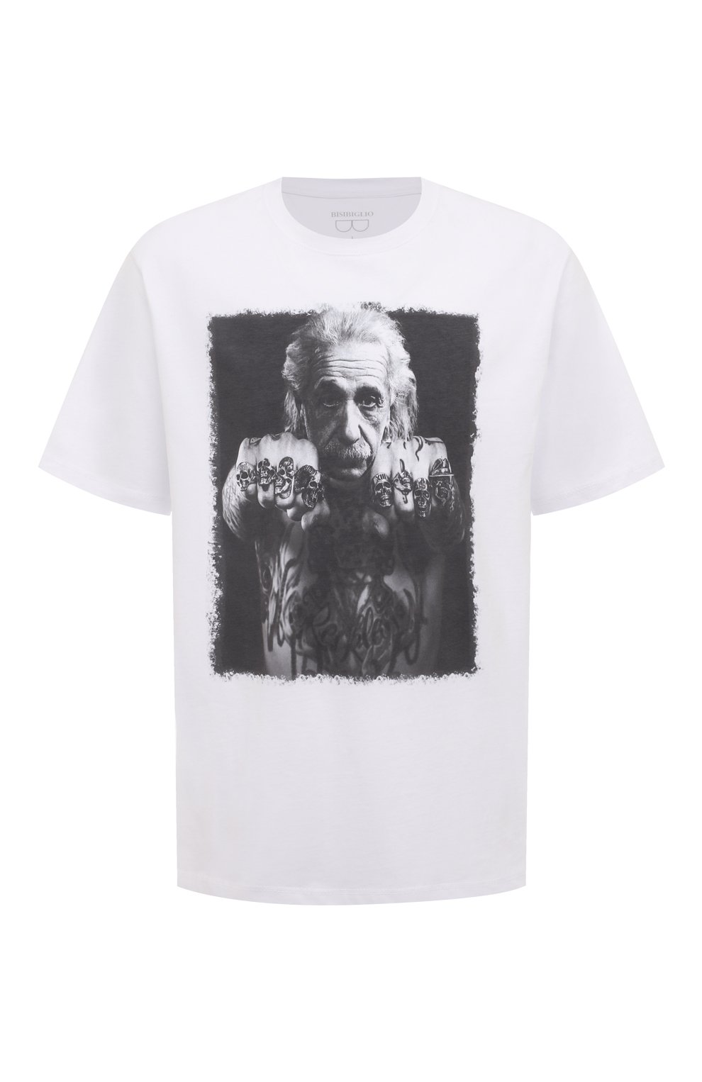 Хлопковая футболка BISIBIGLIO, арт. TATSKULL EISTEIN/2212 RIF (C0TT0NE PESANTE), фото 1