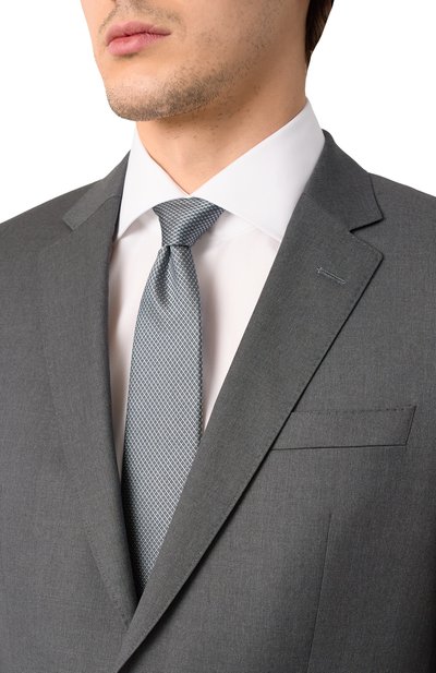 Галстук BOSS темно-серого цвета по цене 8995 руб., арт. 50531987, фото 2 Галстук BOSS, арт. 50531987, фото 2