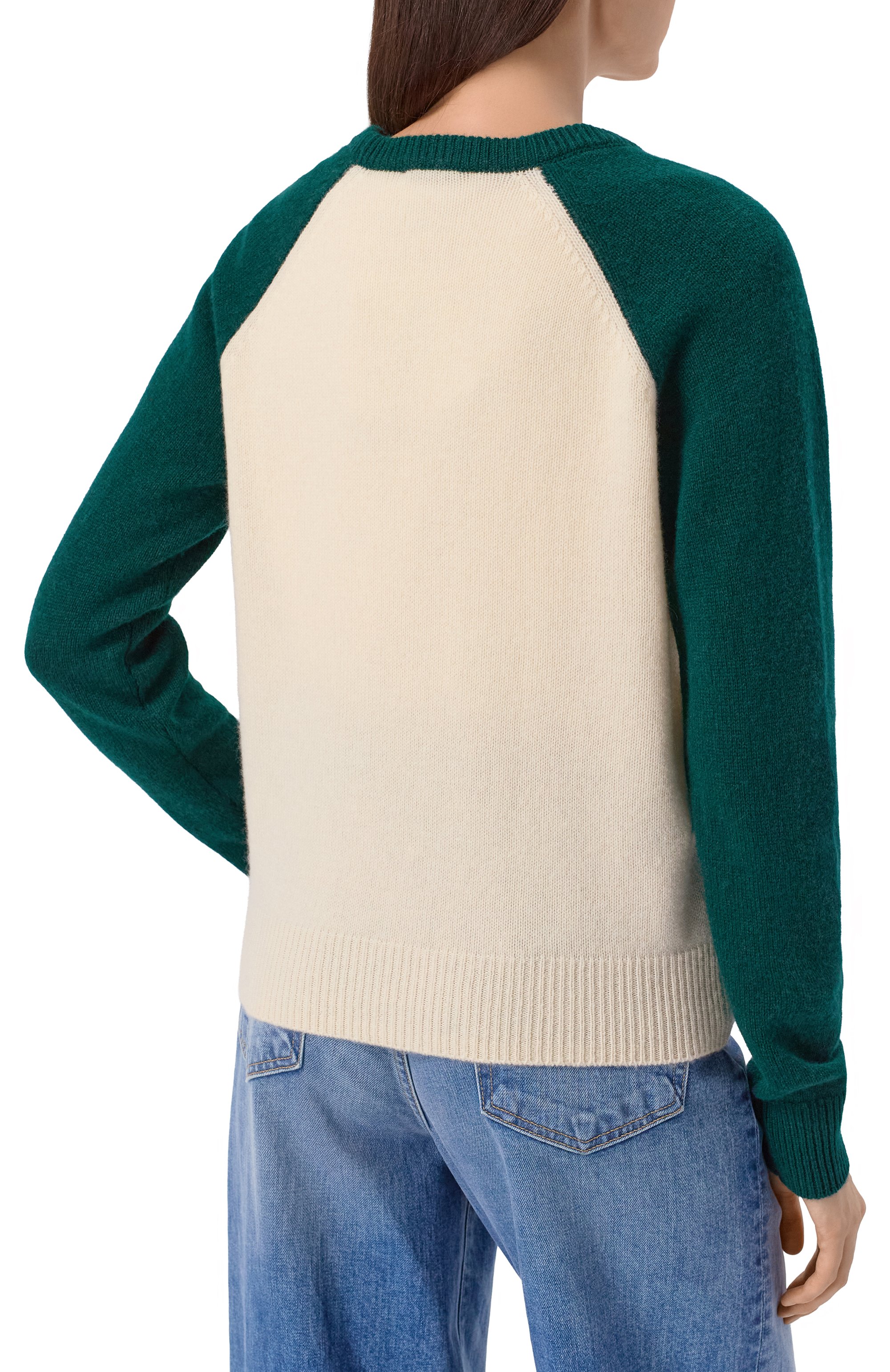 Свитер из кашемира и шерсти SPORTY AND RICH, арт. WS07561412WH61, фото 4