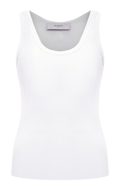 Женская хлопковая майка BEATRICE .B, арт. 24FE8571/RIB