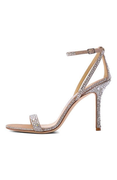 Кожаные босоножки moza 100 JIMMY CHOO, арт. M0ZA100SHH, фото 4