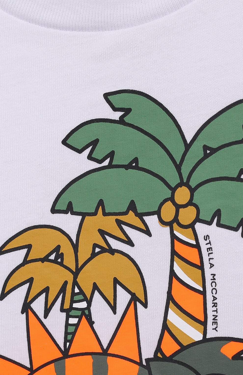 Хлопковая футболка STELLA MCCARTNEY, арт. TS8541, фото 3