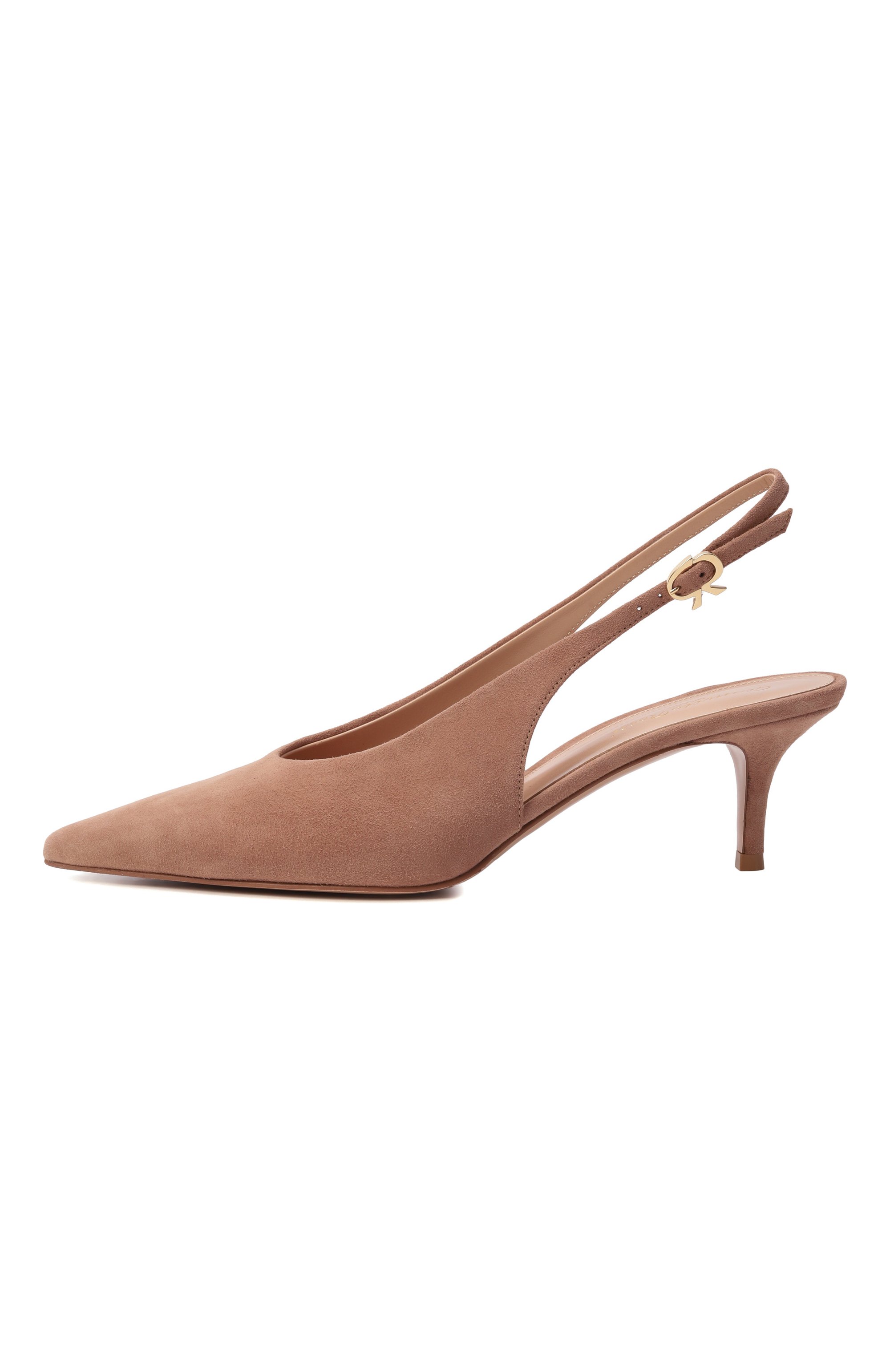 Замшевые туфли robbie sling 55 GIANVITO ROSSI, арт. G95538.55RIC.CAMPRAL, фото 4