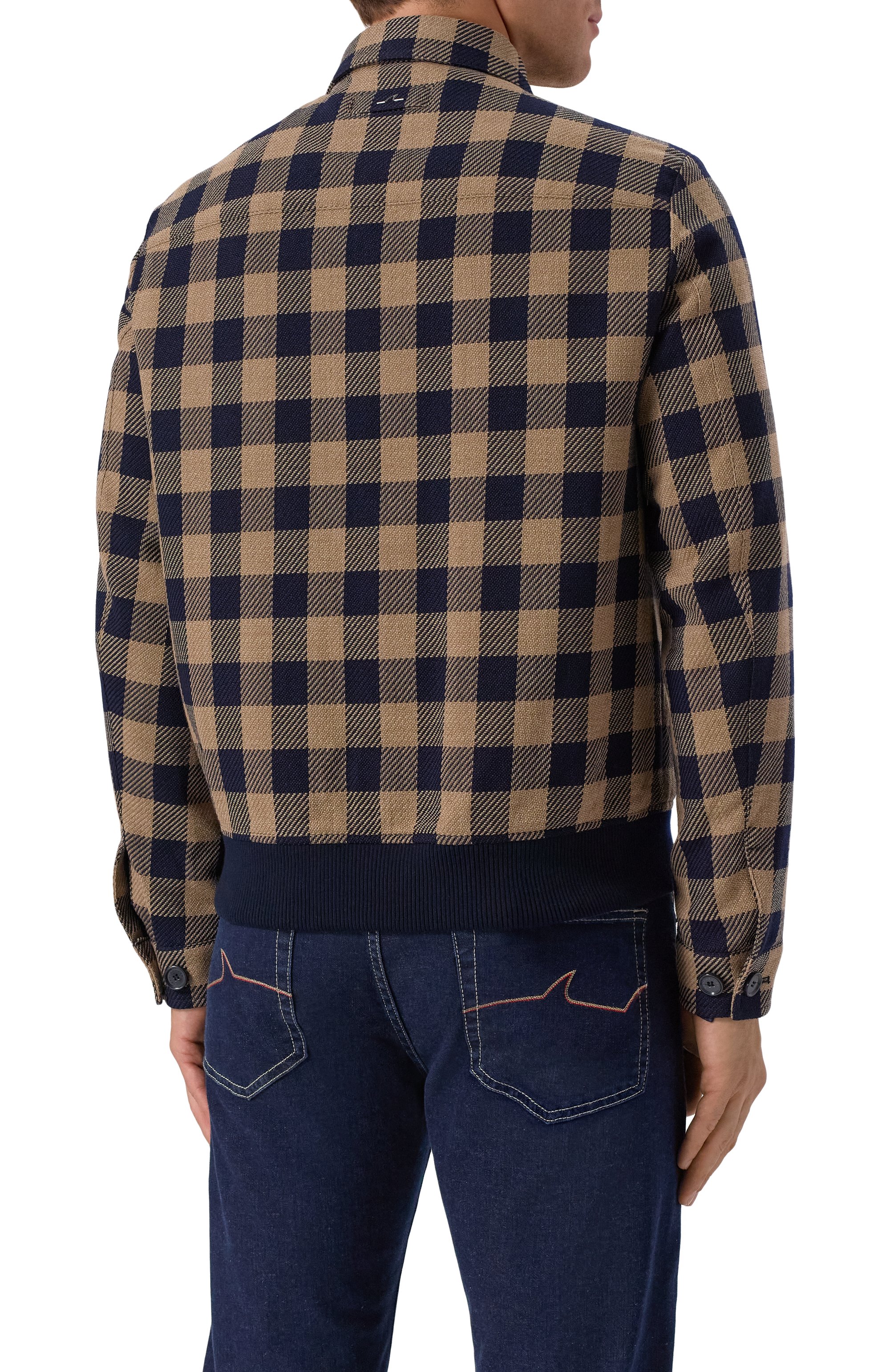 Бомбер из шерсти и хлопка PAUL&SHARK, арт. 15312453, фото 4