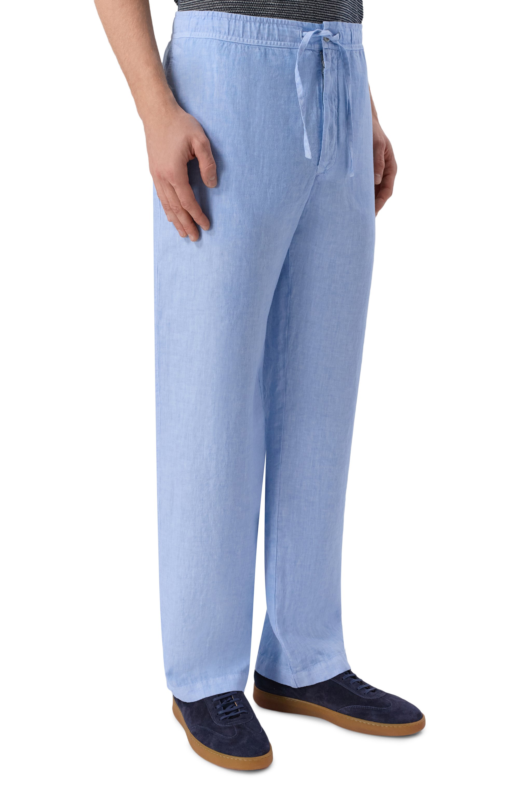 Льняные брюки 120% LINO, арт. 33ALIM29PT/0253/S00_001, фото 3