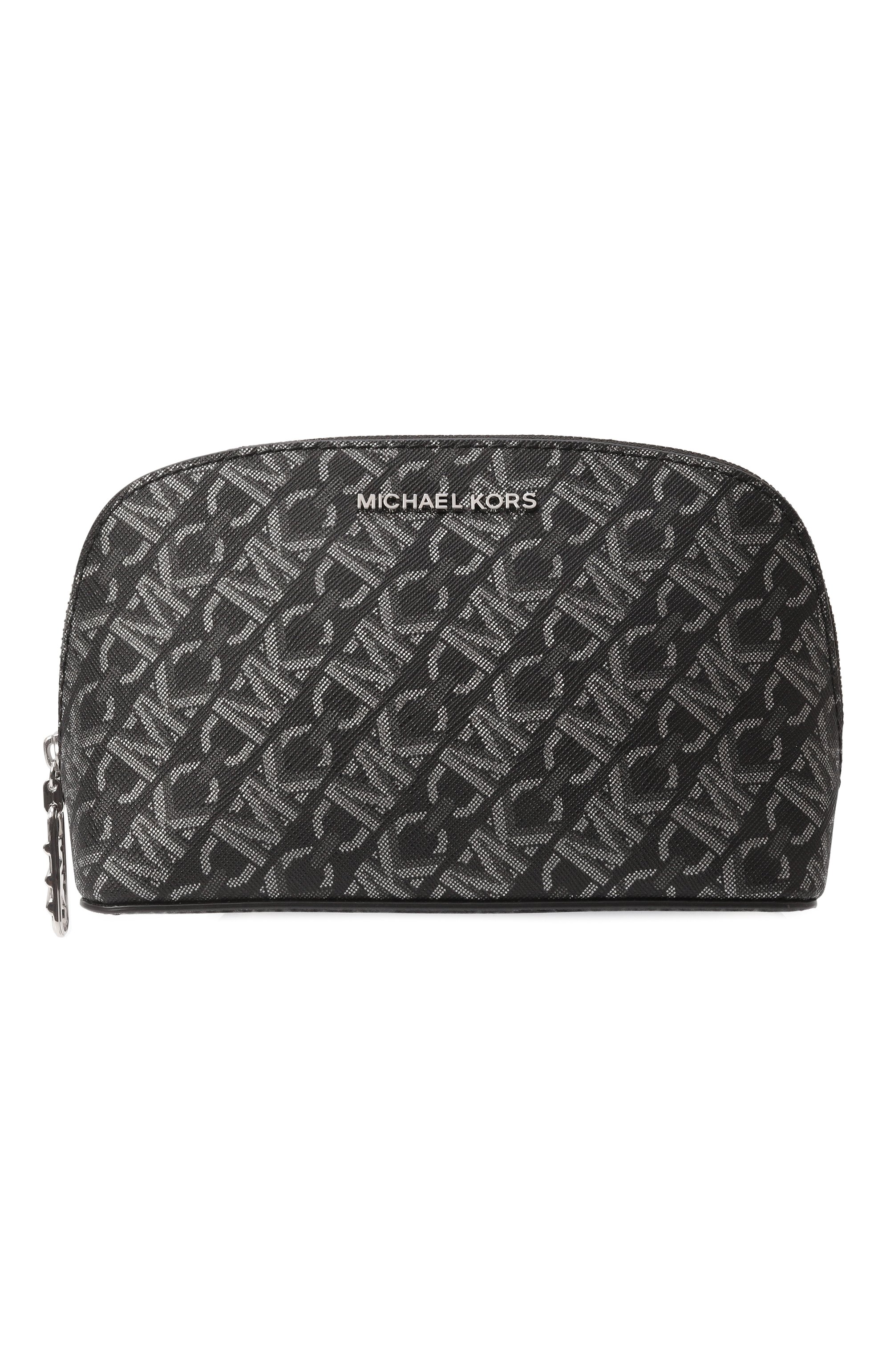 Косметичка MICHAEL MICHAEL KORS черного цвета по цене 13000 руб., арт. 32F4S8ET1B, фото 1 Косметичка MICHAEL MICHAEL KORS, арт. 32F4S8ET1B, фото 1