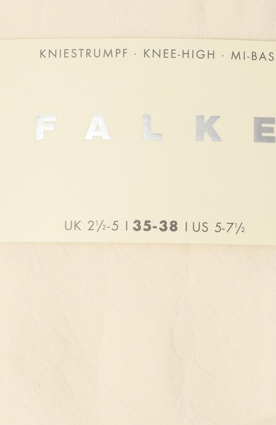 Гольфы FALKE кремового цвета по цене 2610 руб., арт. 41806, фото 2 Гольфы FALKE, арт. 41806, фото 2