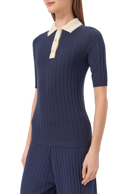 Поло из шерсти и кашемира BRUNELLO CUCINELLI, арт. M14817205, фото 3