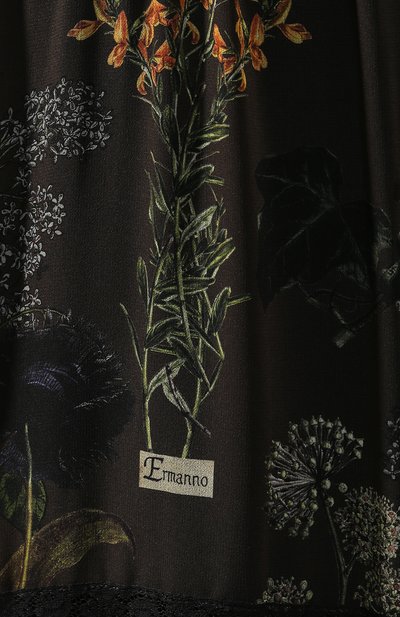Платье с принтом ERMANNO ERMANNO SCERVINO зеленого цвета по цене 69700 руб., арт. 45T AB55 FAB, фото 5 Платье с принтом ERMANNO ERMANNO SCERVINO, арт. 45T AB55 FAB, фото 5