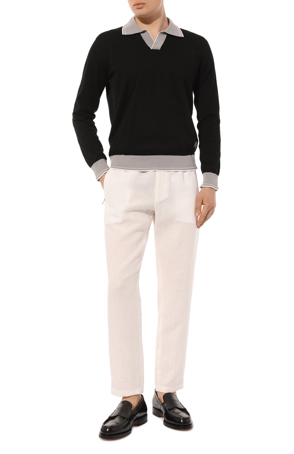 Льняные брюки DOLCE & GABBANA, арт. GVZAET/GG862, фото 2