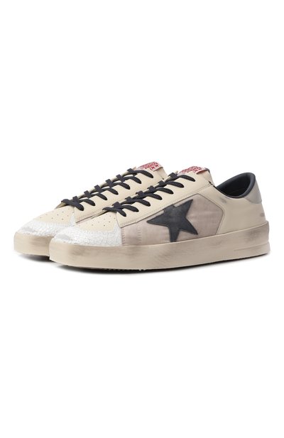 Мужские комбинированные кеды stardan GOLDEN GOOSE DELUXE BRAND, арт. GMF00333.F008119