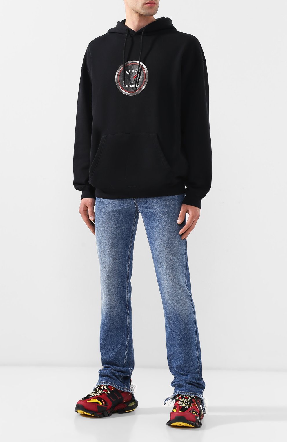 Хлопковое худи BALENCIAGA, арт. 570811/TEVA6, фото 2