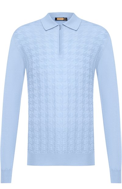 Поло из кашемира и шелка ZILLI, арт. MBQ-PZ032-PIED2/ML03, фото 1