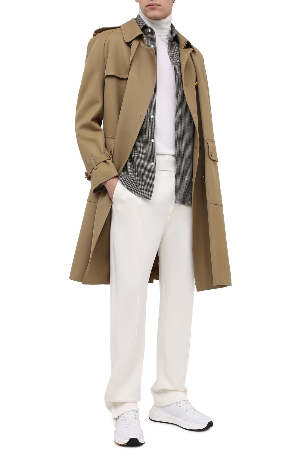 Брюки TOM FORD белого цвета по цене 160000 руб., арт. TFJ997/BV271, фото 2 Брюки TOM FORD, арт. TFJ997/BV271, фото 2