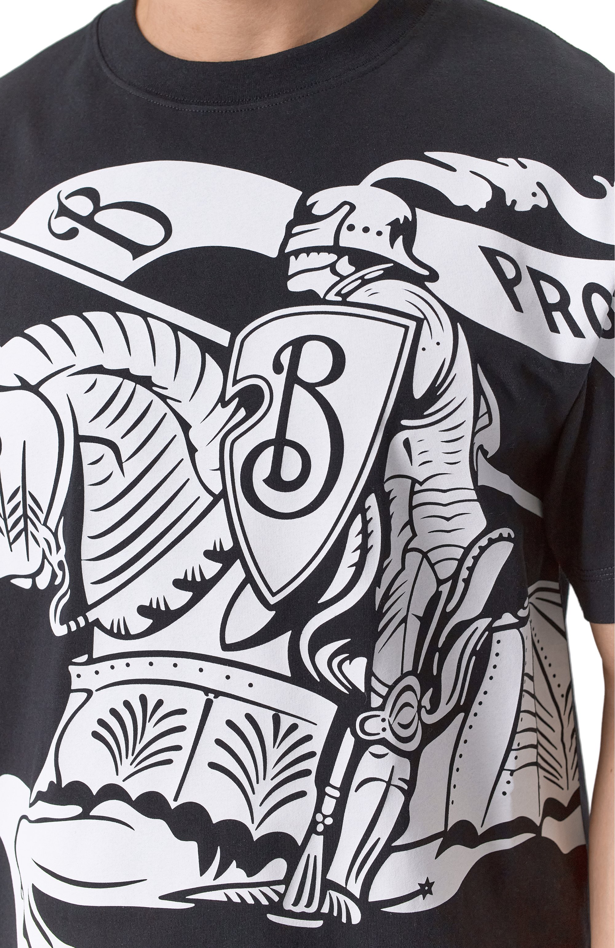 Хлопковая футболка BURBERRY, арт. 8095058, фото 5