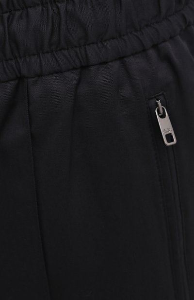 Хлопковые брюки DOLCE & GABBANA темно-синего цвета по цене 98950 руб., арт. GYACET/FUFJR, фото 5 Хлопковые брюки DOLCE & GABBANA, арт. GYACET/FUFJR, фото 5