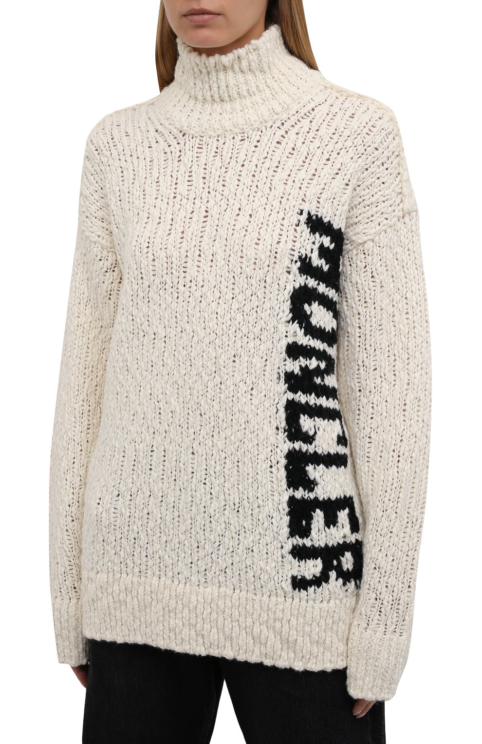 Свитер MONCLER кремового цвета по цене 62400 руб., арт. G2-093-9F000-08-M1280, фото 3 Свитер MONCLER, арт. G2-093-9F000-08-M1280, фото 3