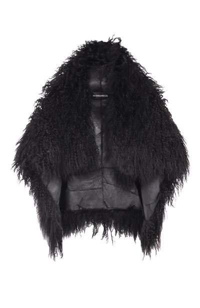 Женский жилет из овчины ANN DEMEULEMEESTER, арт. B0011421/FR004