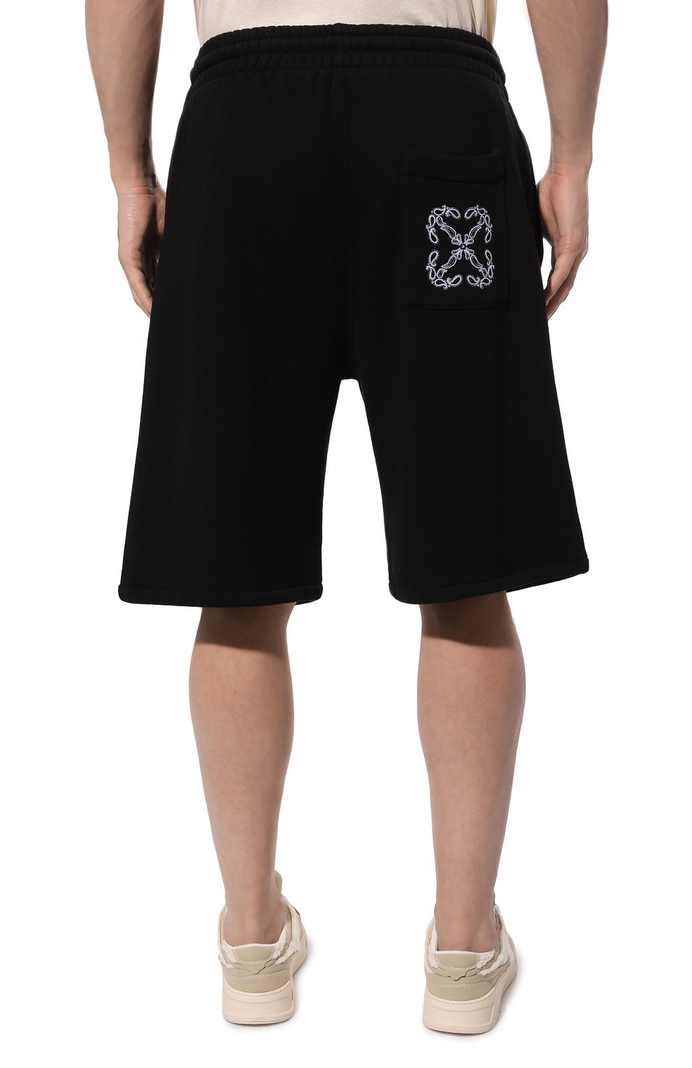 Хлопковые шорты OFF-WHITE, арт. 0MCI013S24FLE001, фото 4