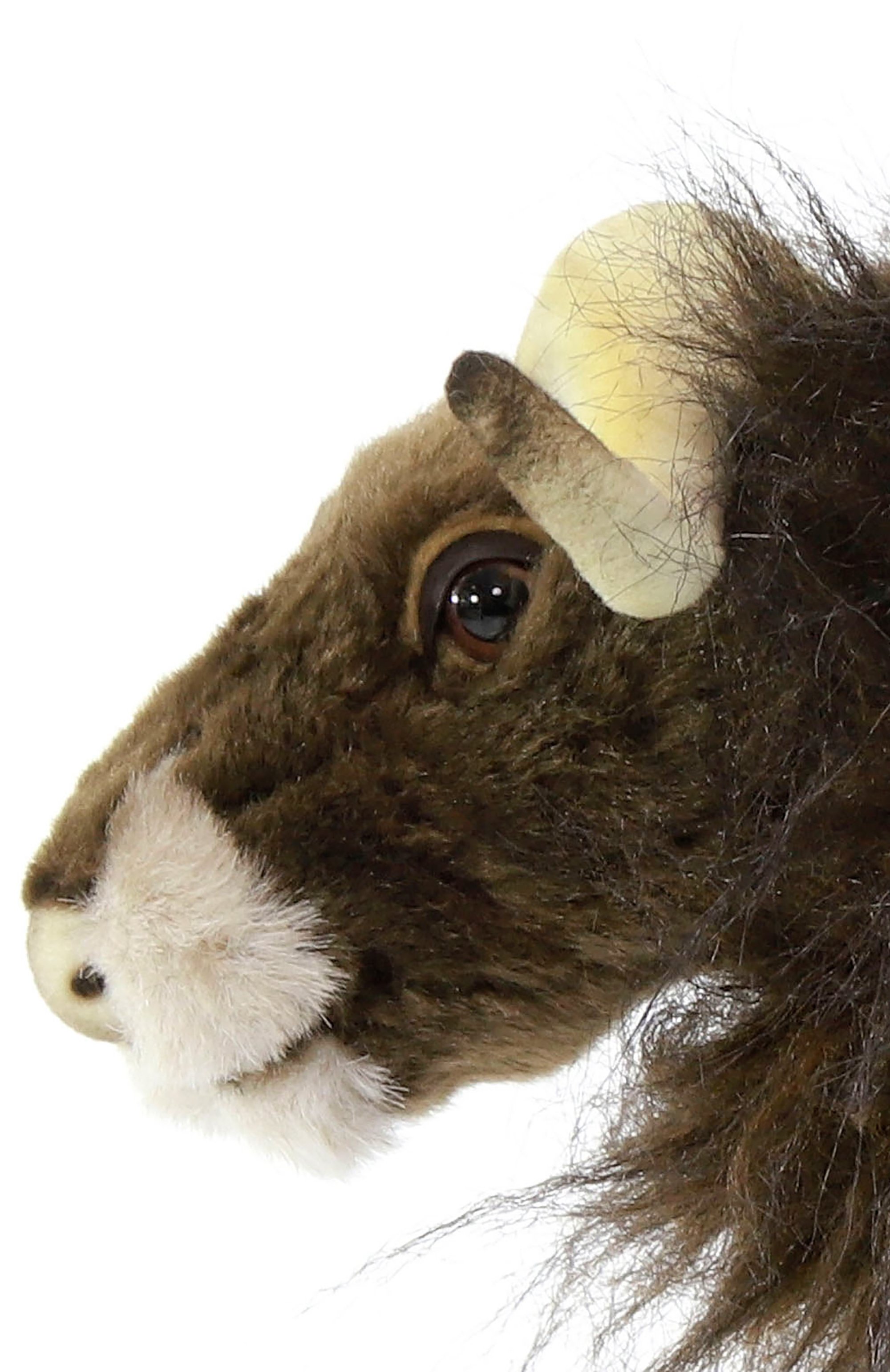 Мягкая игрушка овцебык HANSA коричневого цвета по цене 15270 руб., арт. 5572, фото 5 Мягкая игрушка овцебык HANSA, арт. 5572, фото 5