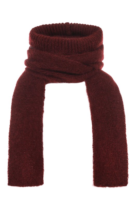 Шерстяной шарф Dries Van Noten 011255-2733-359 Бордовый 011255-2733-359