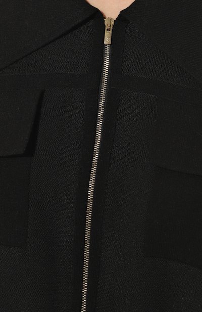 Жакет из вискозы AND THE BRAND черного цвета по цене 41720 руб., арт. S23-JT003-1403-900, фото 5 Жакет из вискозы AND THE BRAND, арт. S23-JT003-1403-900, фото 5