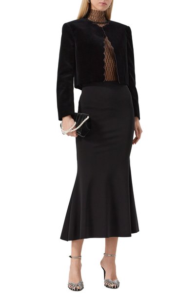 Бархатный жакет CHLOÉ, арт. CHC25SVE01017, фото 2