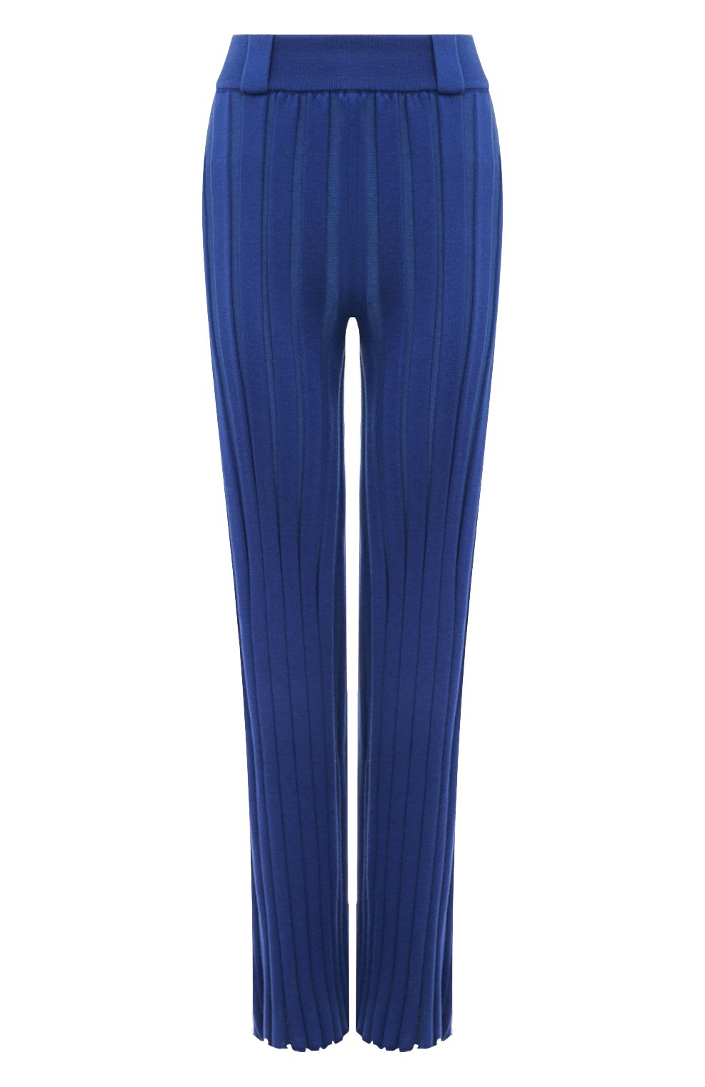 Брюки из шерсти и вискозы AND THE BRAND синего цвета по цене 53760 руб., арт. W23-P010L-1202-444, фото 1 Брюки из шерсти и вискозы AND THE BRAND, арт. W23-P010L-1202-444, фото 1