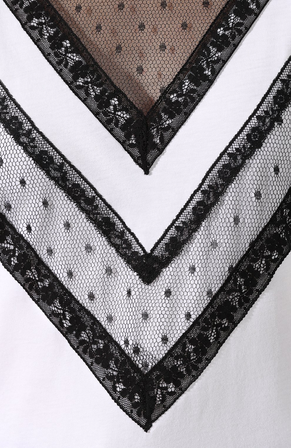 Хлопковая футболка REDVALENTINO белого цвета по цене 17800 руб., арт. SR3MG02H/4F9, фото 5 Хлопковая футболка REDVALENTINO, арт. SR3MG02H/4F9, фото 5