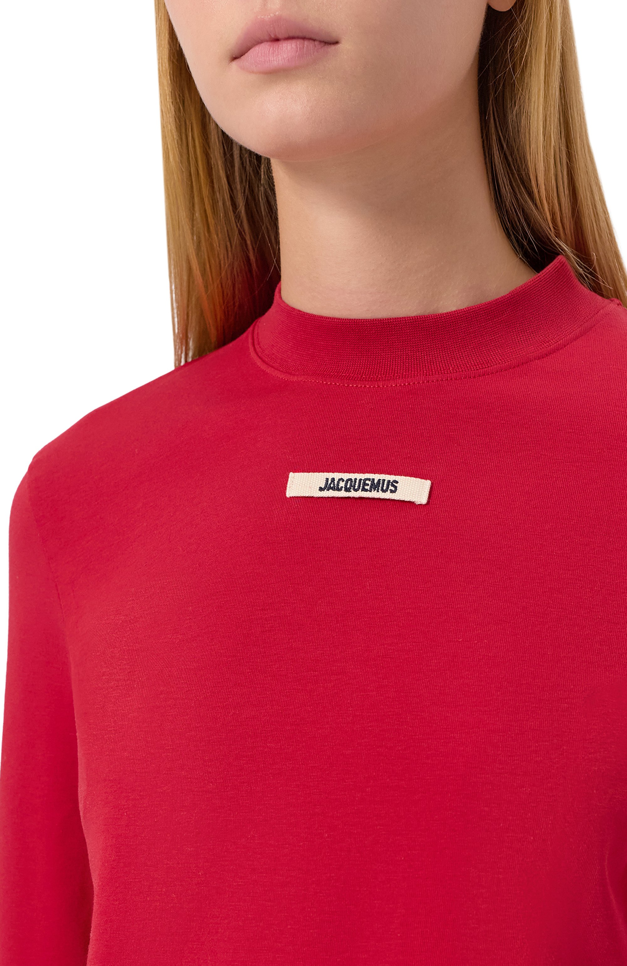 Хлопковый лонгслив JACQUEMUS, арт. 24ETSW00155AJ0/0124, фото 5