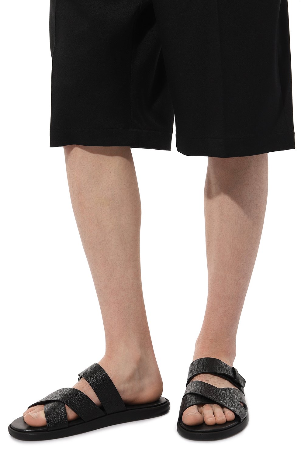 Кожаные шлепанцы DOUCAL'S, арт. DU3299MYK0UF235NN00, фото 3