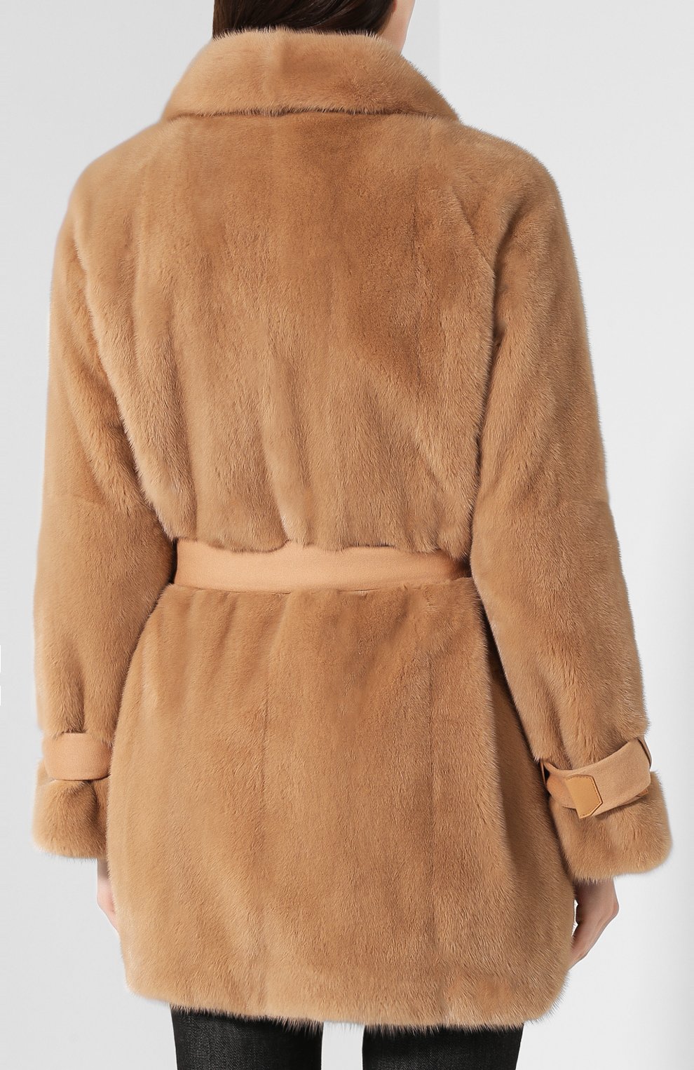 Шуба из норки LORO PIANA бежевого цвета по цене 2640000 руб., арт. FAI8601, фото 4 Шуба из норки LORO PIANA, арт. FAI8601, фото 4