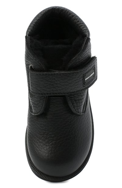 Кожаные ботинки DOLCE & GABBANA, арт. DL0023/AU492, фото 4