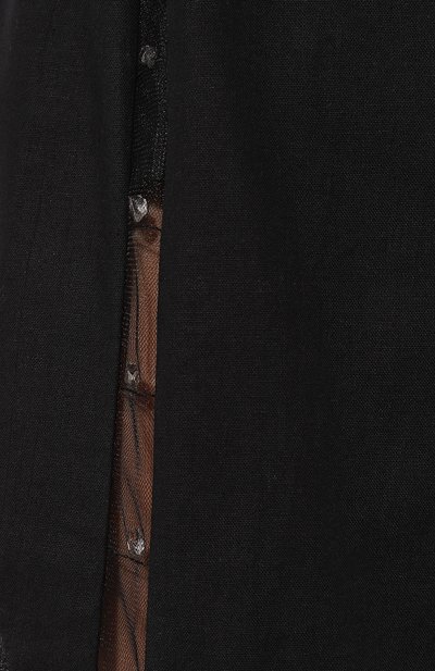 Шорты изо льна и хлопка MIDGARD PARIS, арт. V1-PT301-BK, фото 5