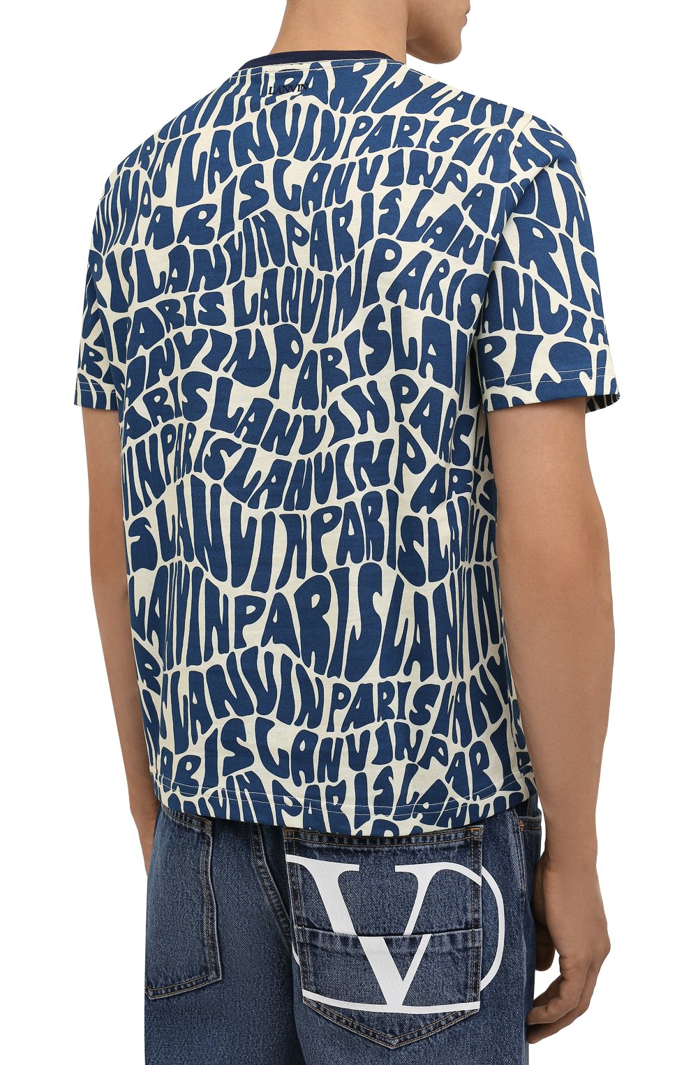 Хлопковая футболка LANVIN, арт. RM-TS0002-J053-A21, фото 4