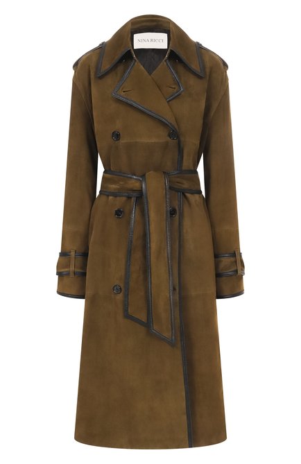 Женский замшевый тренч NINA RICCI, арт. 25AUMA015/G00022
