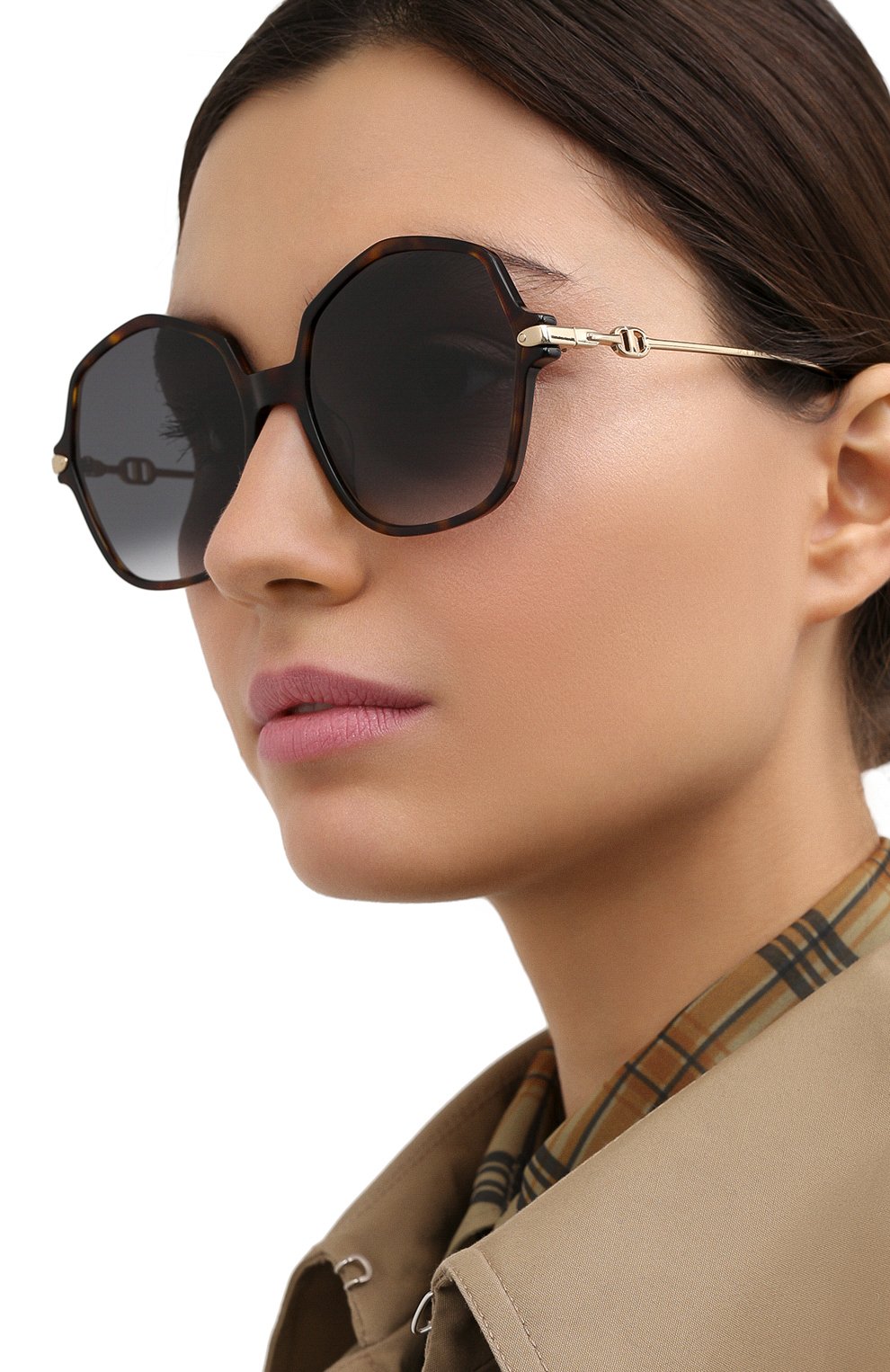 Солнцезащитные очки DIOR EYEWEAR черного цвета по цене 29950 руб., арт. DI0RLINK2 086, фото 2 Солнцезащитные очки DIOR EYEWEAR, арт. DI0RLINK2 086, фото 2